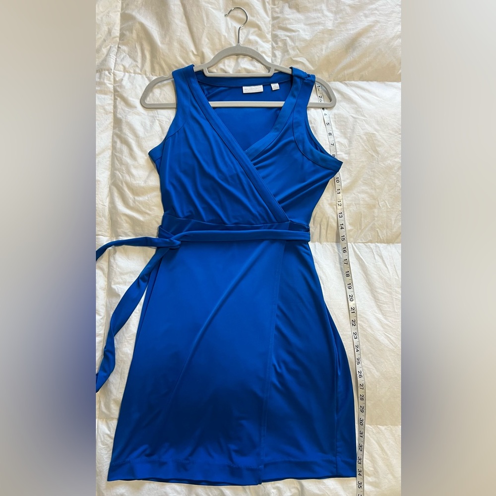 New York & Company cobalt blue dress (fall, professional, stretchy, comfortable)
